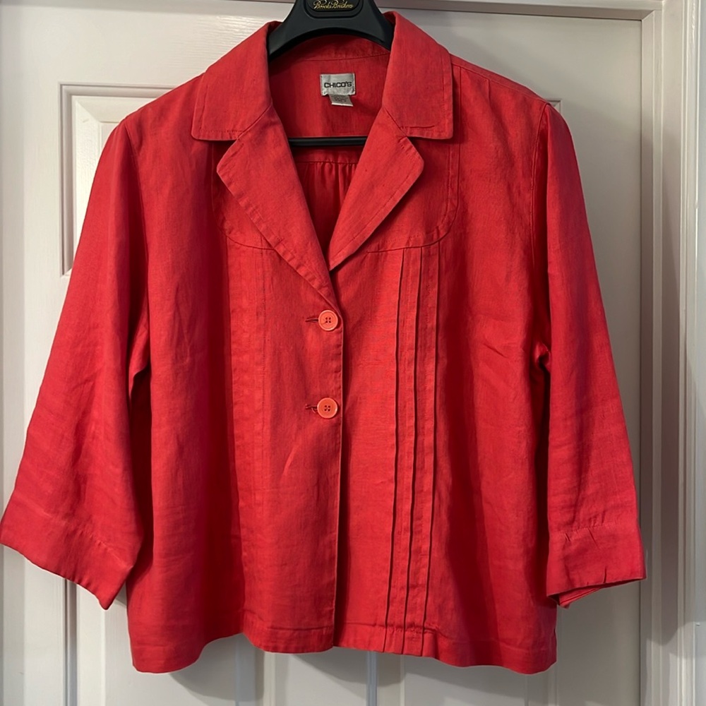 Chico’s Linen Jacket